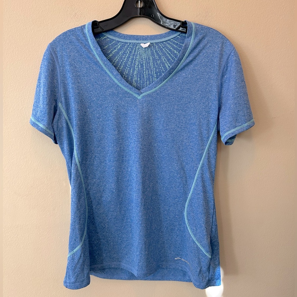 Brooks - Blue Athletic Tee - Medium